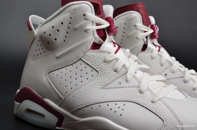 Retro 384664-116 white Jordan 6 Maroon Air 1205